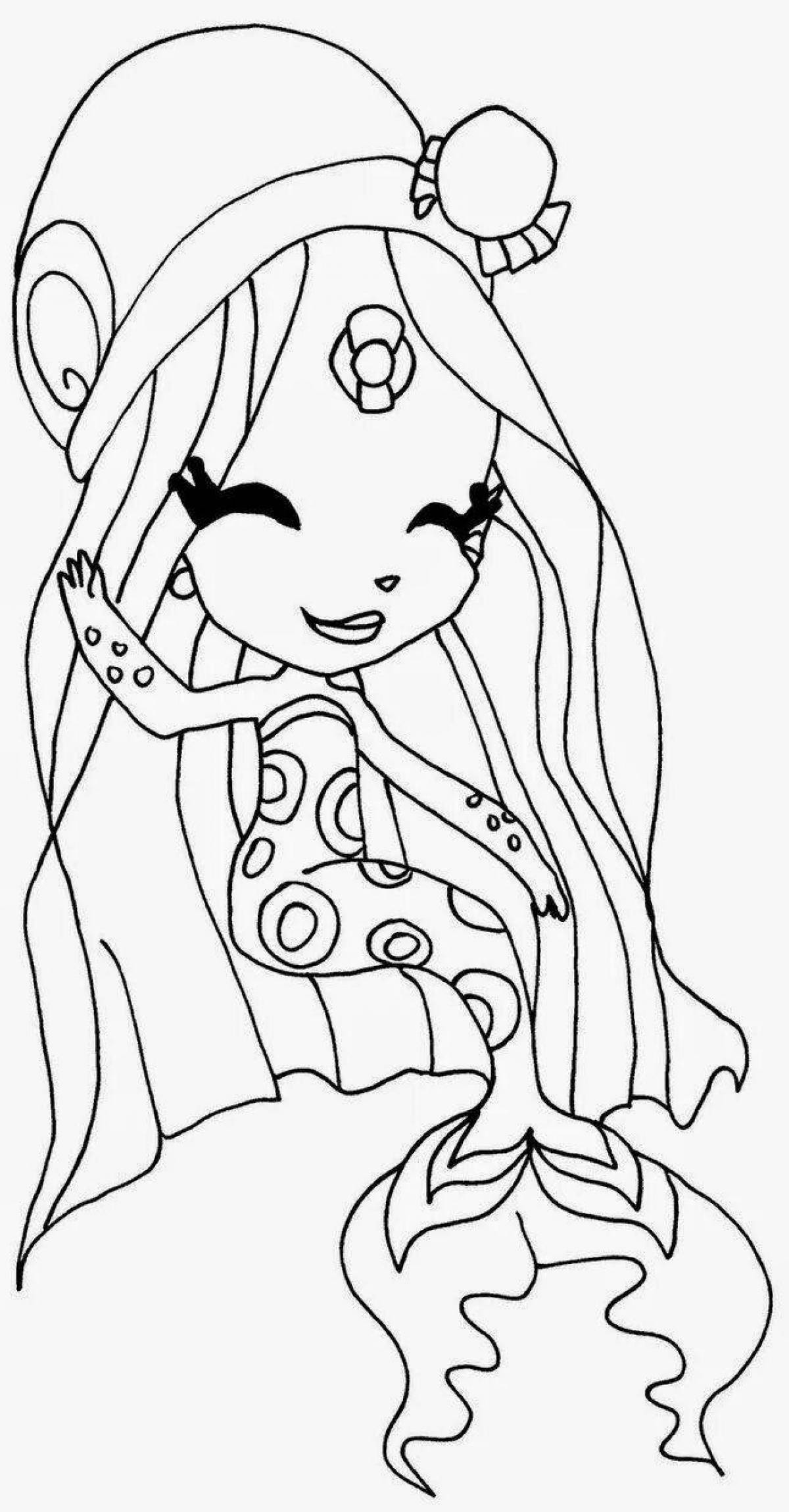 Great Winx Christmas coloring book