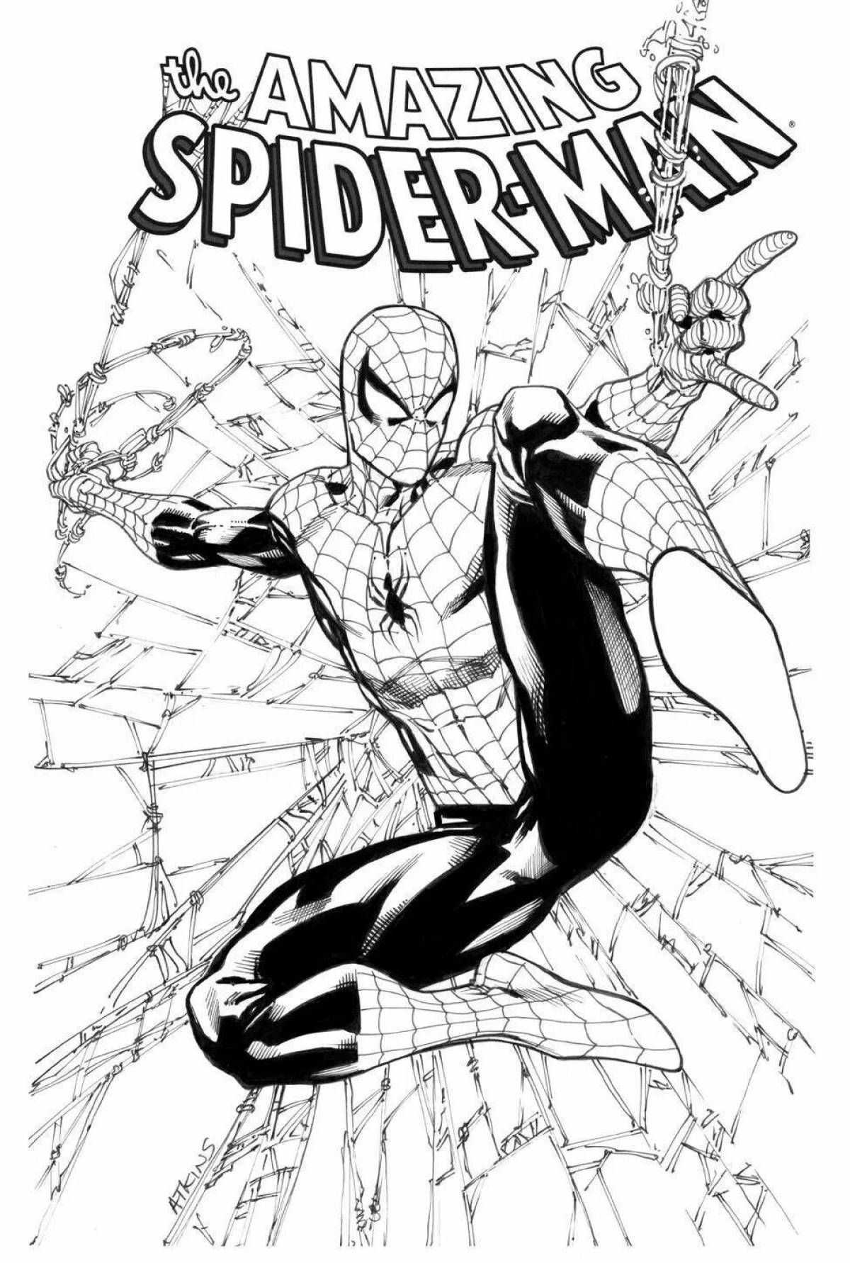 Bold marvel coloring book
