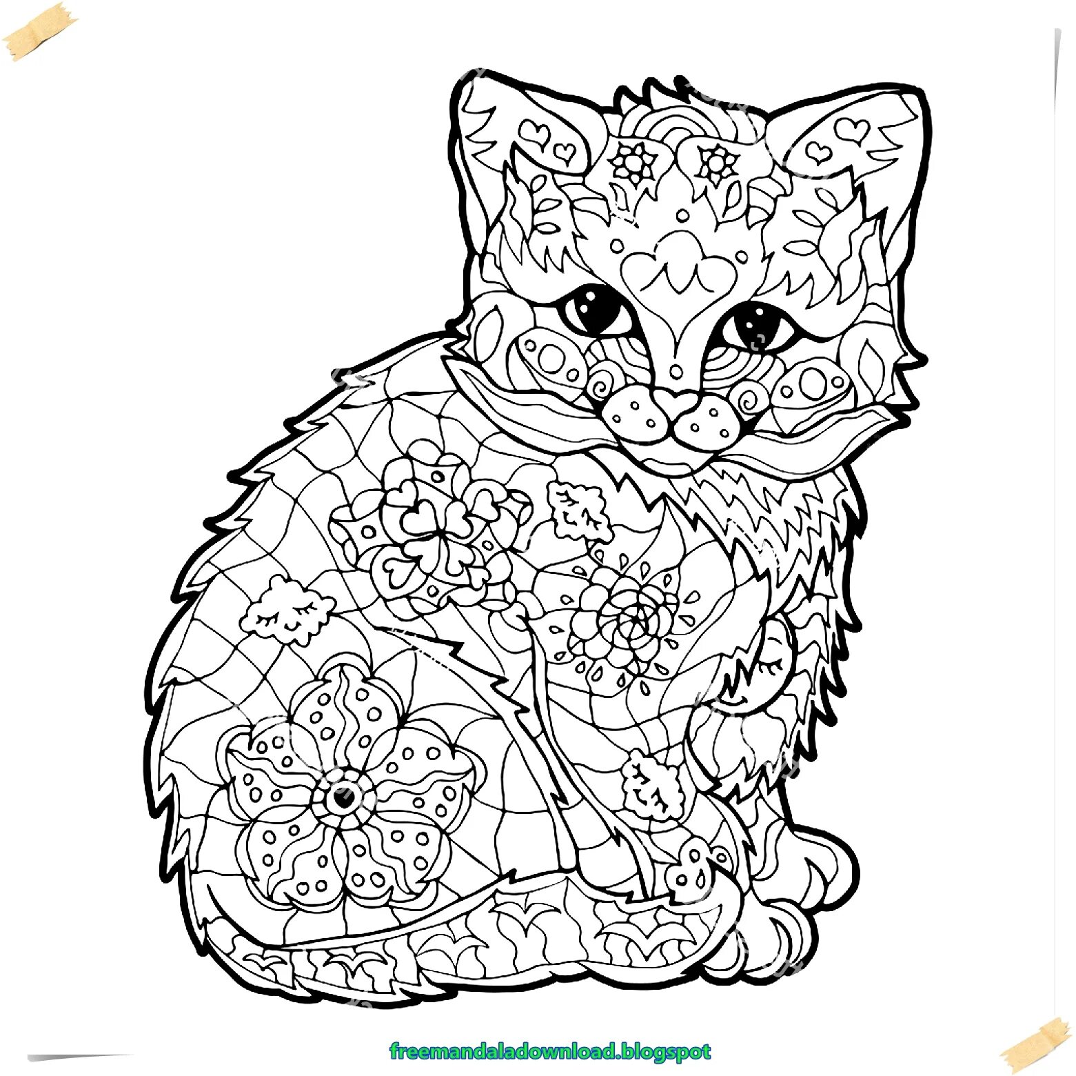 Mandala cat #2