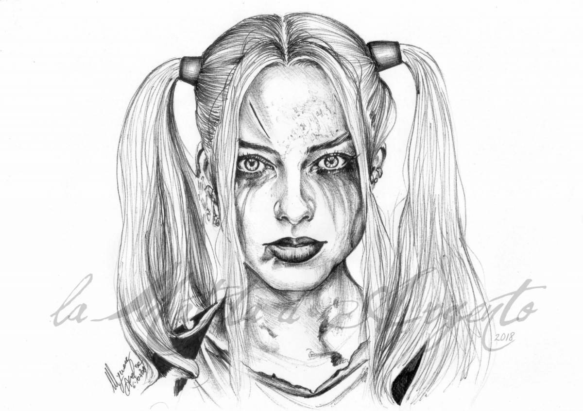 Royal Suicide Squad coloring page