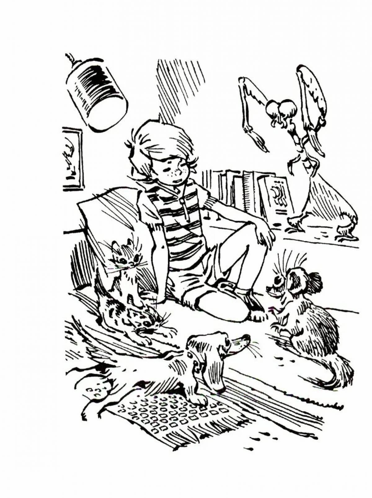 Animated coloring of alice selezneva