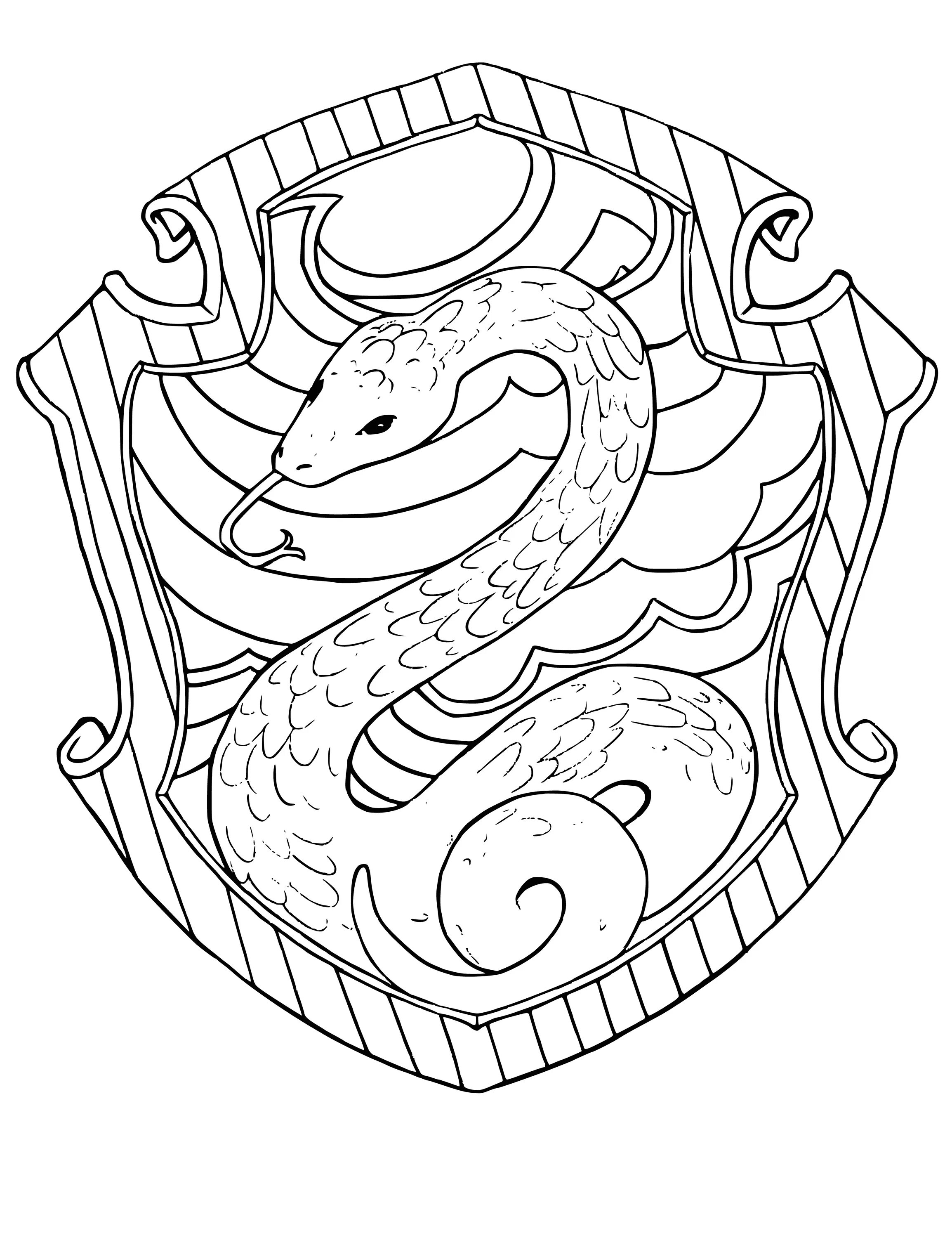 Slytherin coat of arms #12