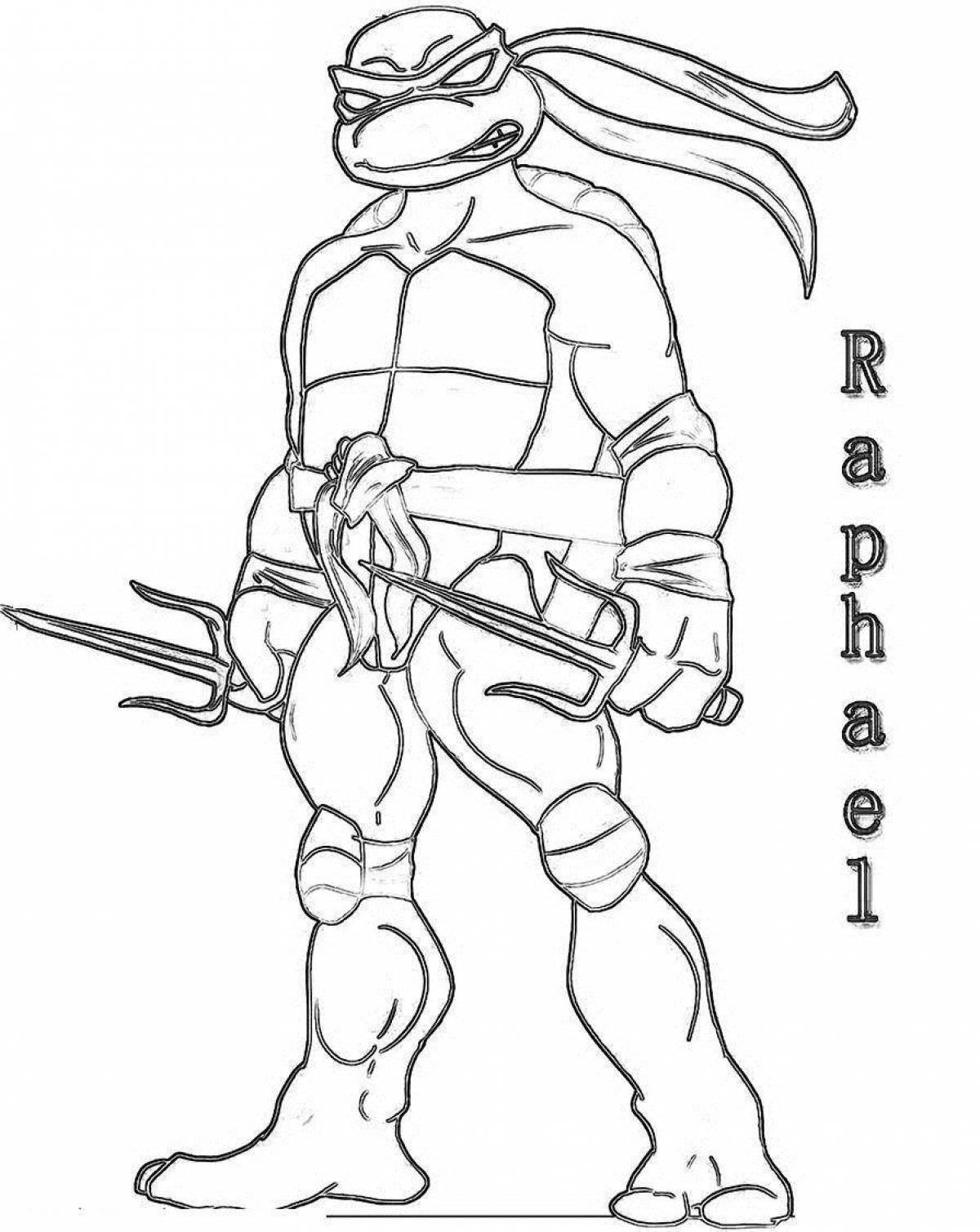 Fun coloring ninja ash