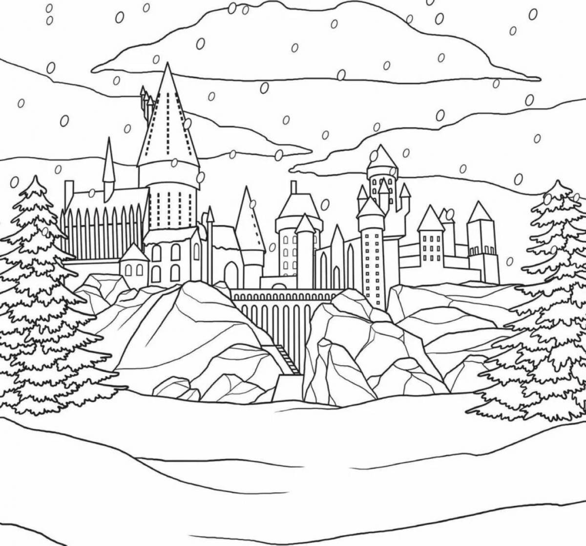 Christmas castle #14