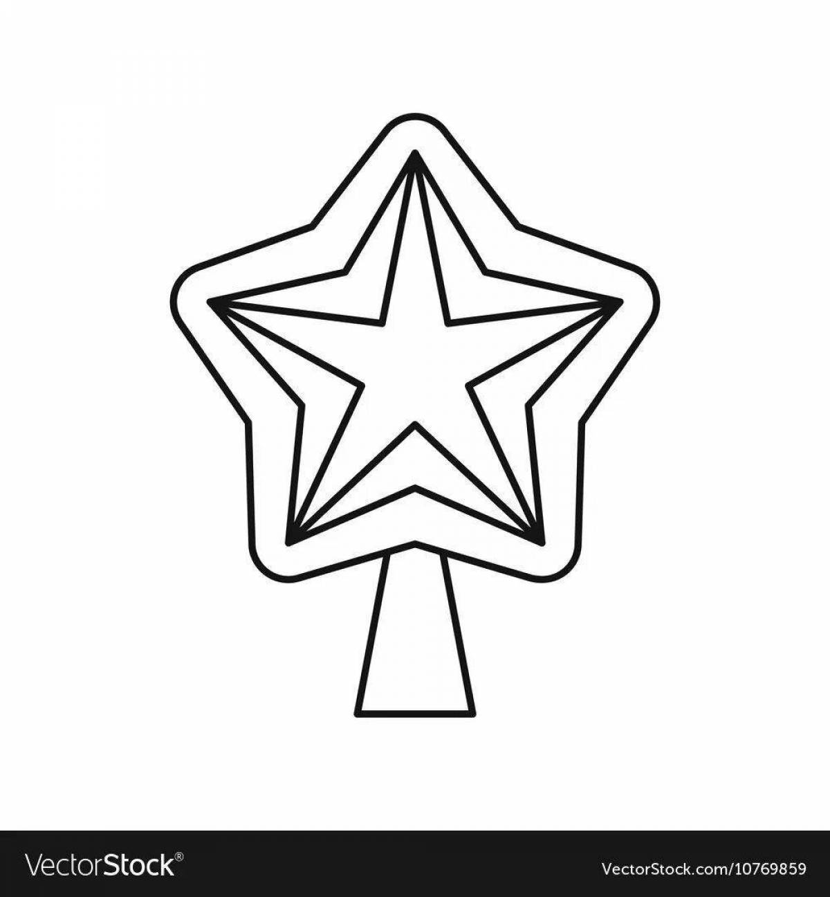 Coloring book beckoning star ussr