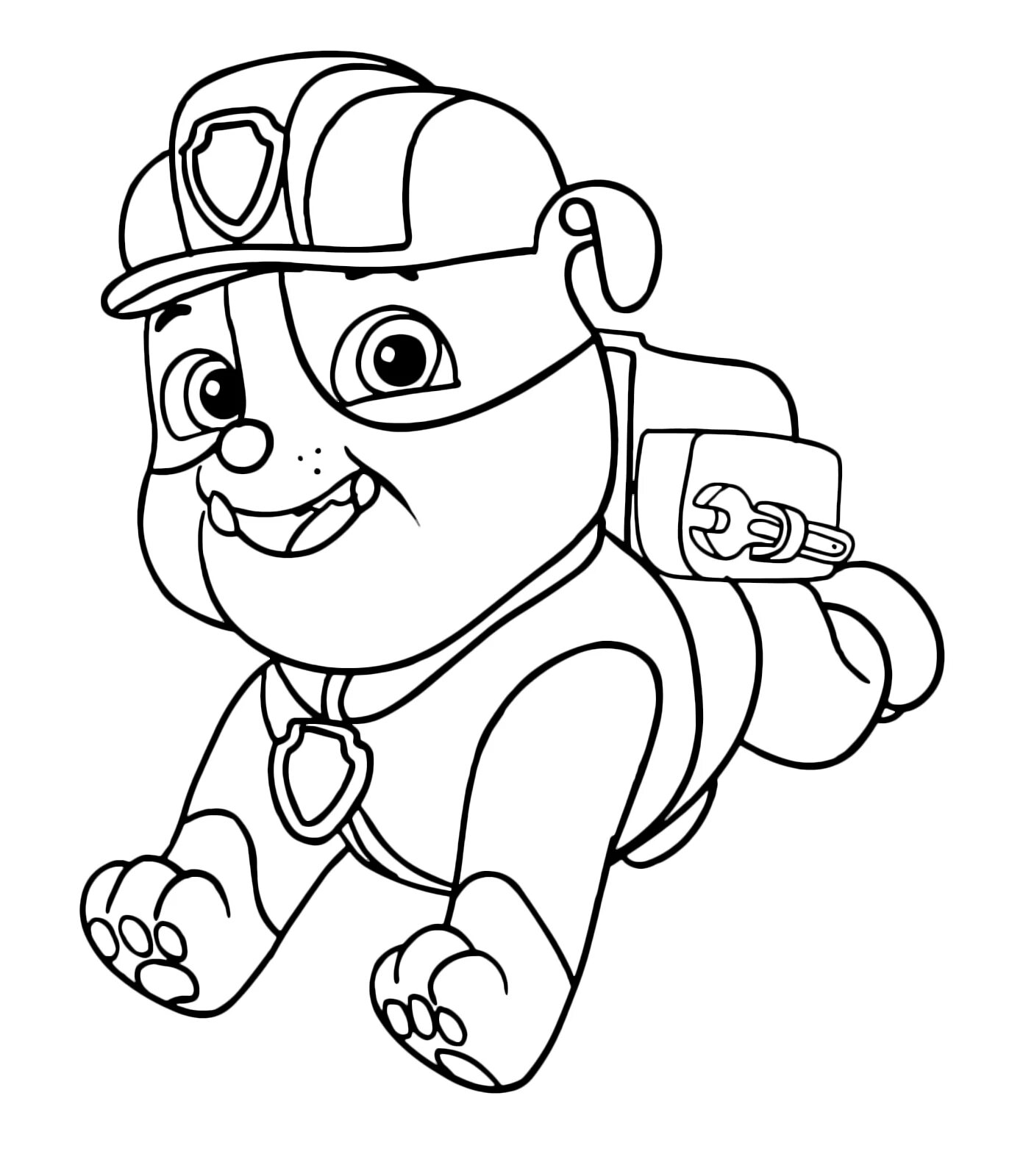 Humorous superhero dog coloring book