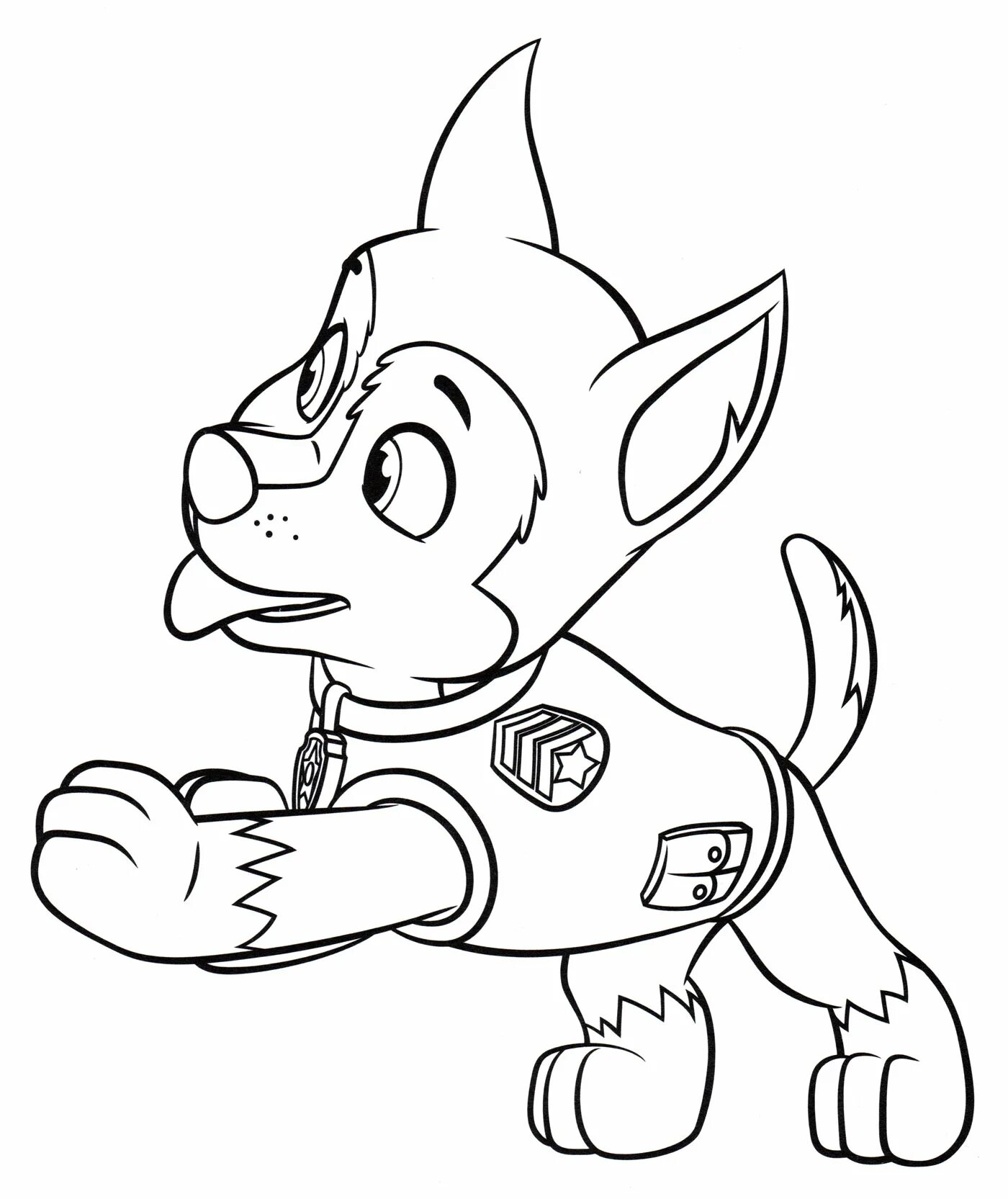 Coloring book funny superhero dog