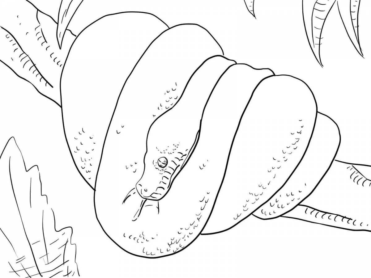 Coloring page adorable bridge worm
