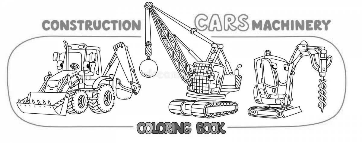 Colouring funny drill press