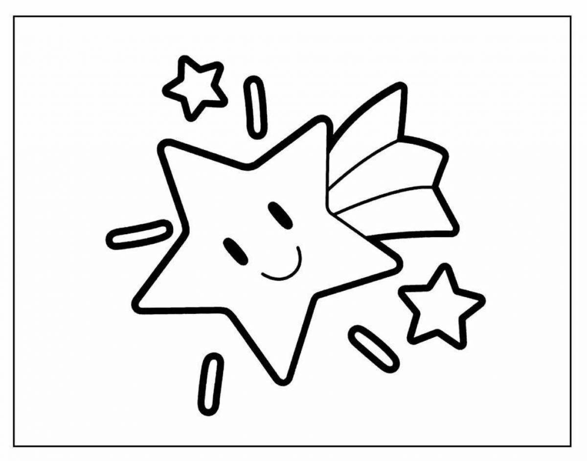 Luminous star coloring book