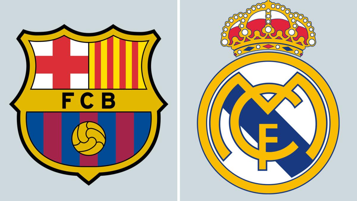 Coloring book with brightly colored barcelona logo