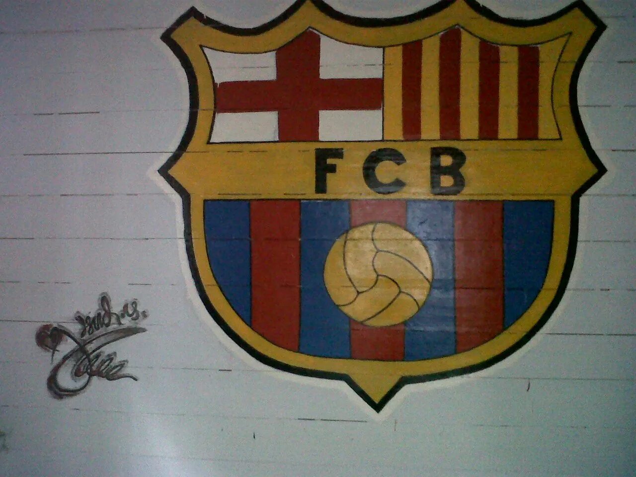Brilliantly colored barcelona logo coloring book