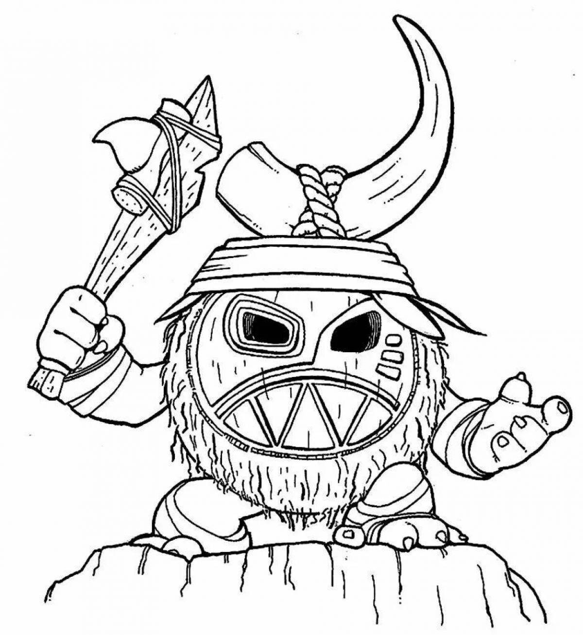 Photo Radiant coloring page moana crab