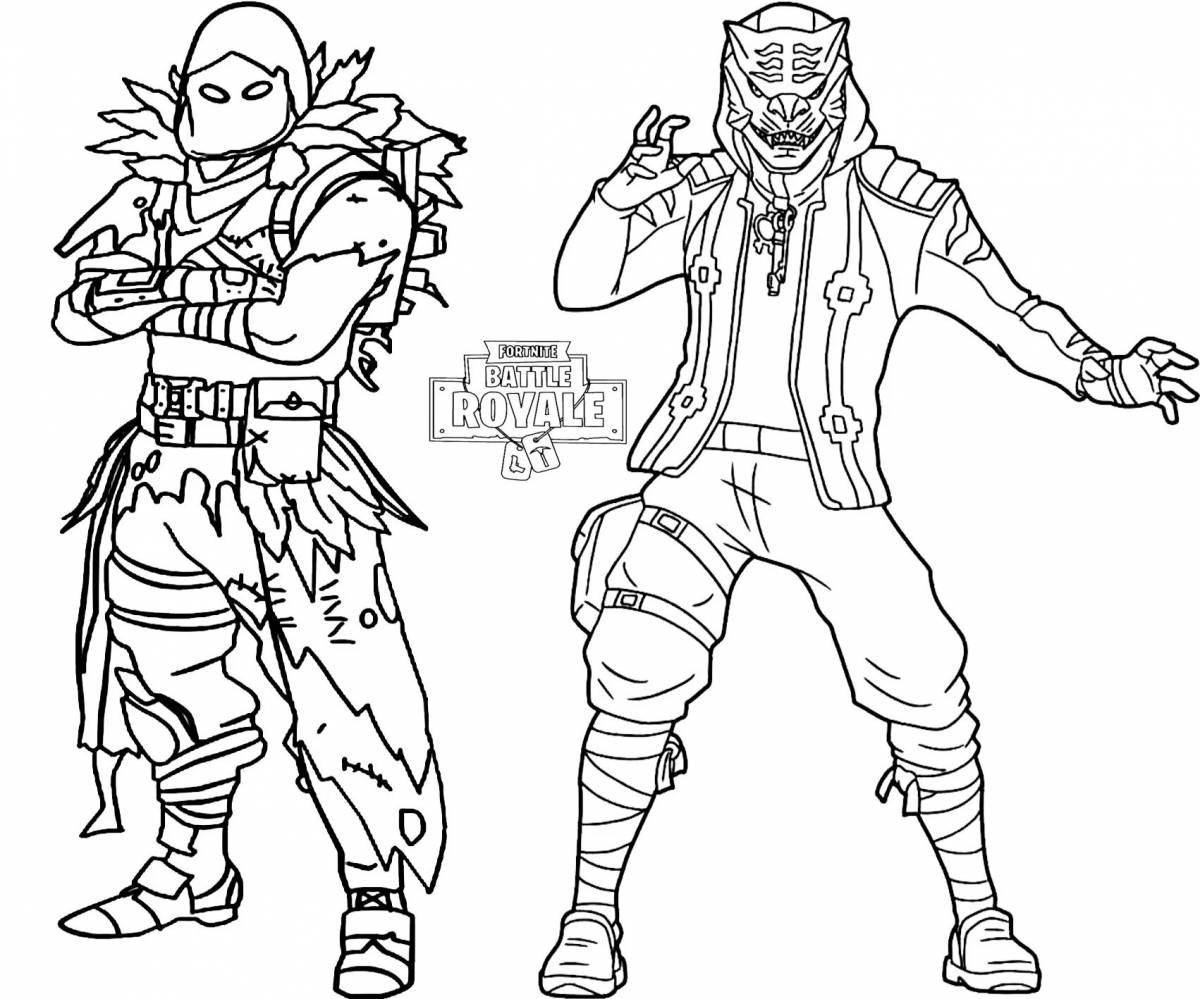 Fortnite midas bright coloring