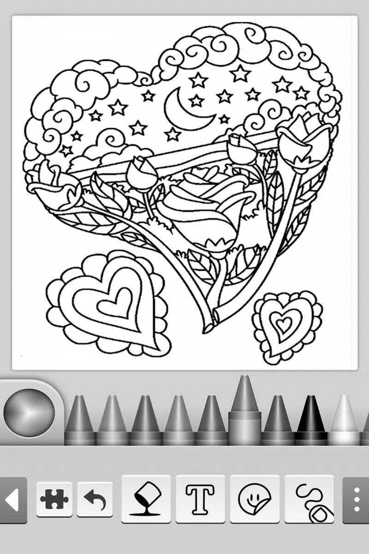 Adorable coloring game
