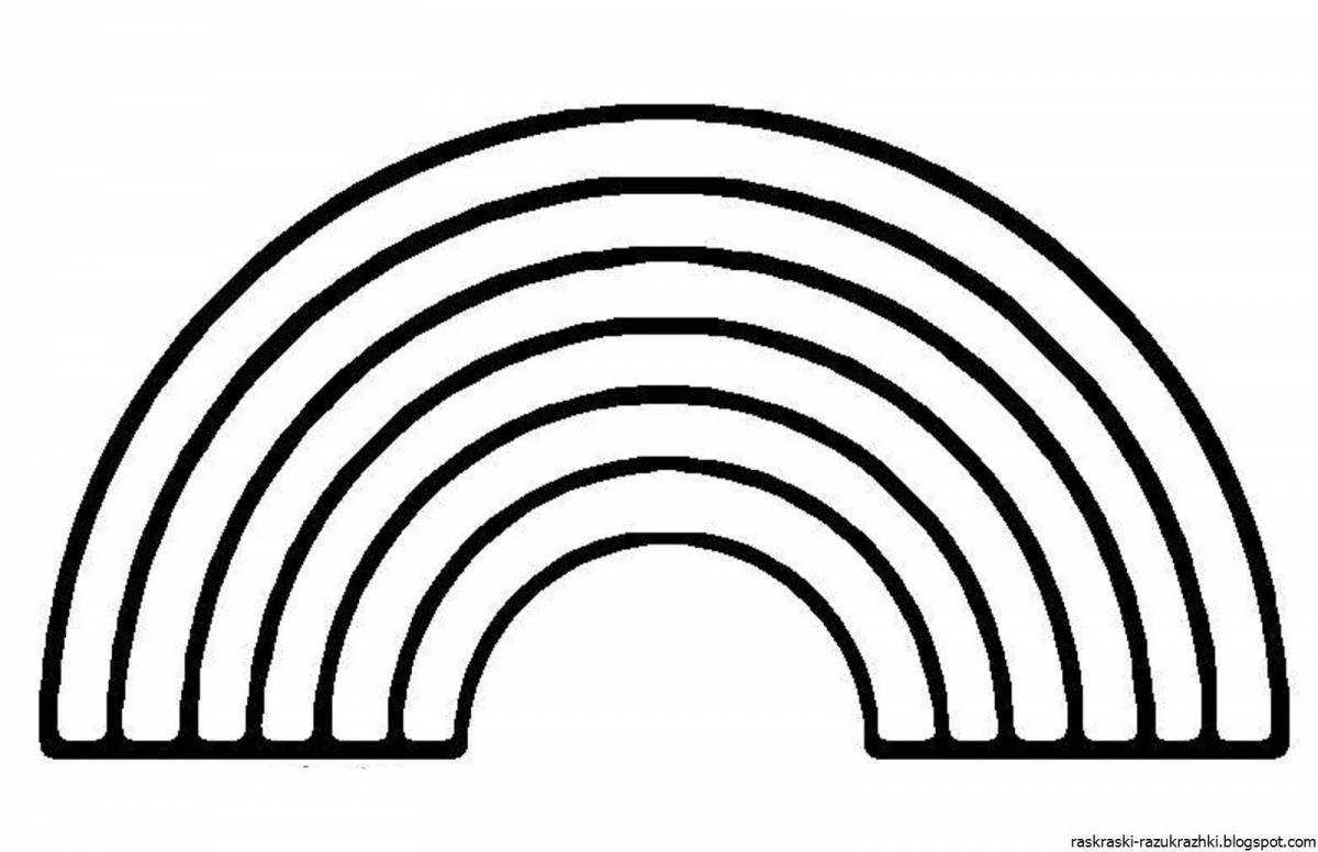 Photo Luminous rainbow coloring book