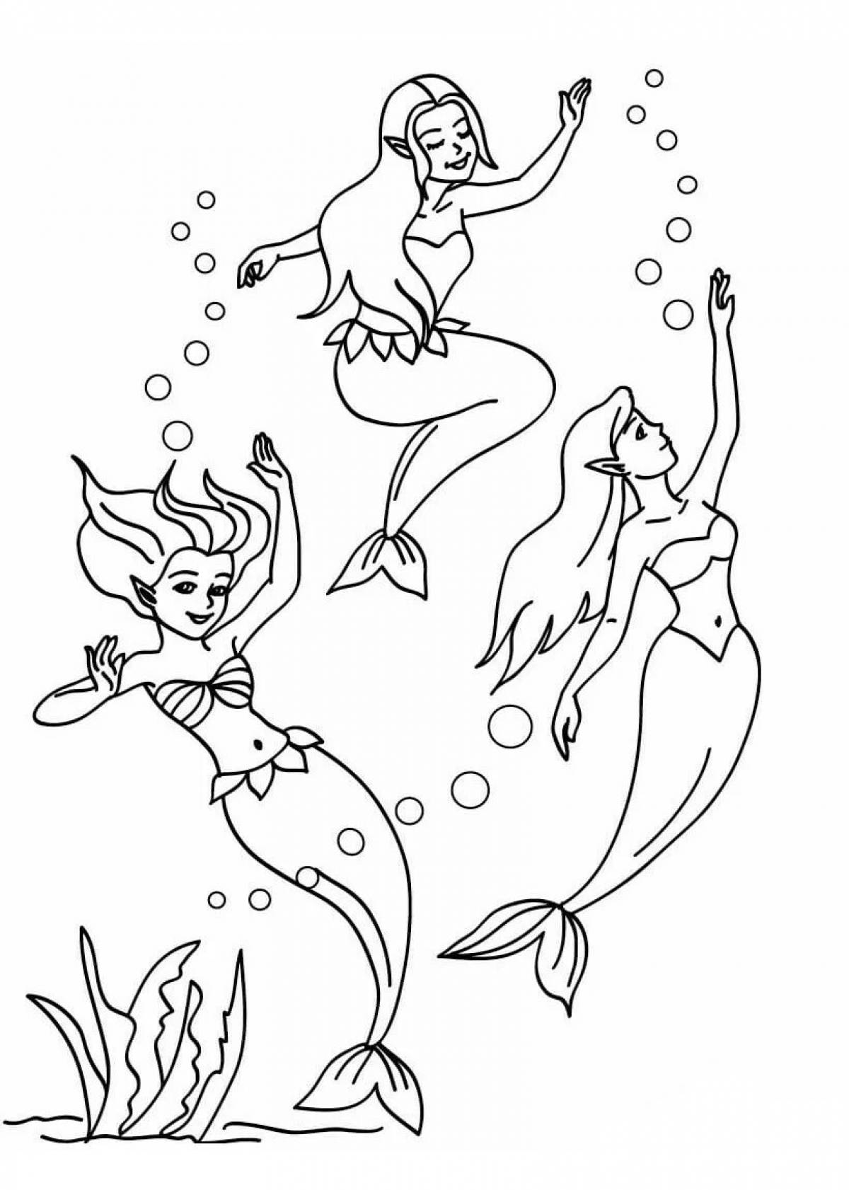 Mermaid pattern #1