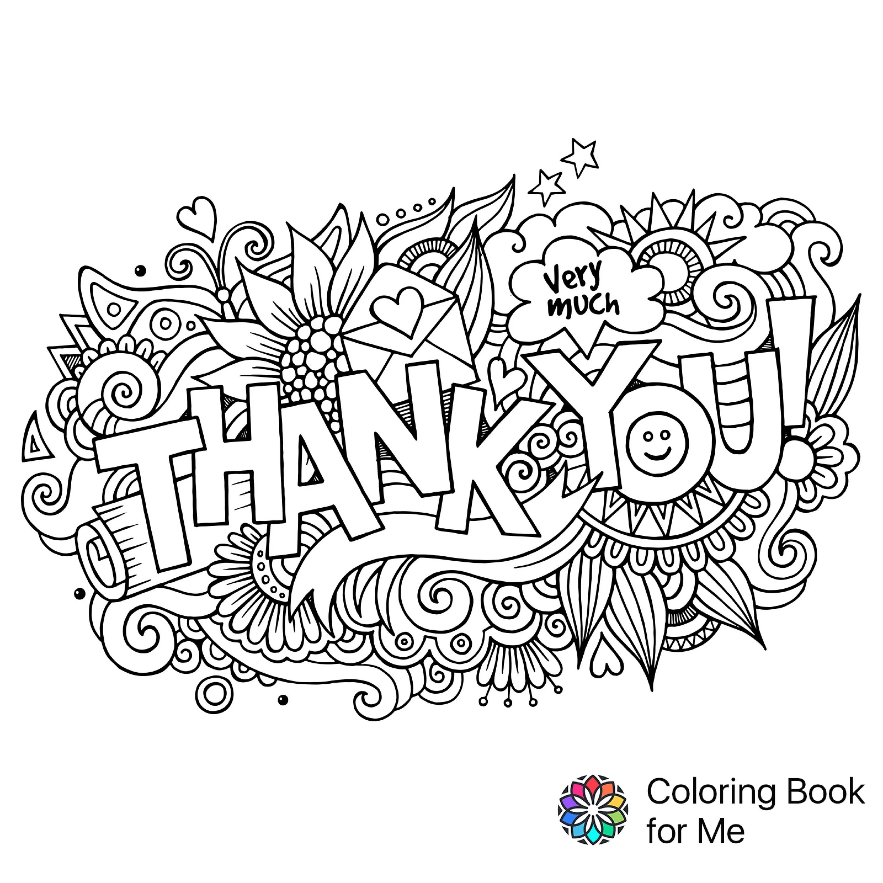 Wonderful antistress coloring book with inscriptions