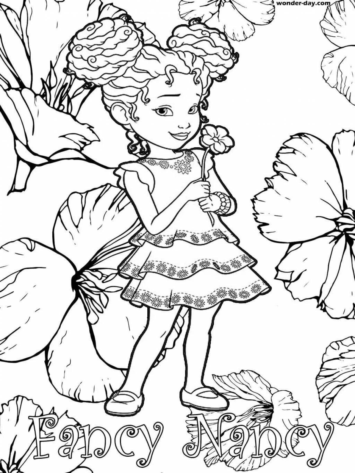 Coloring page living wonderful day