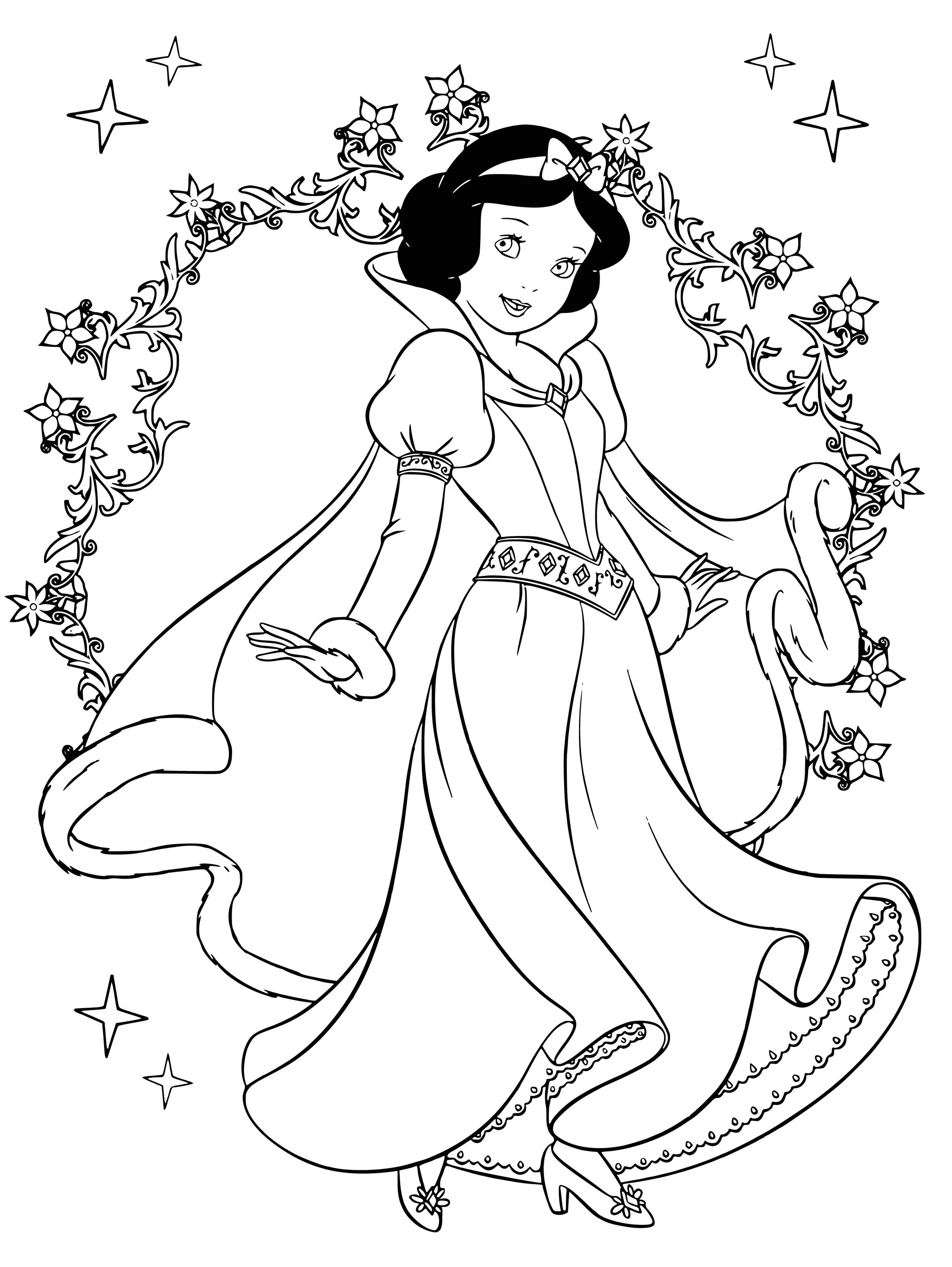 Sublime christmas princess coloring book