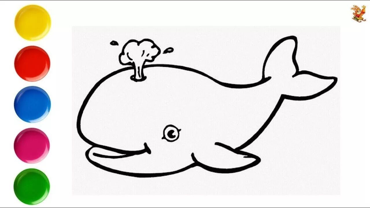Whale drawing #9