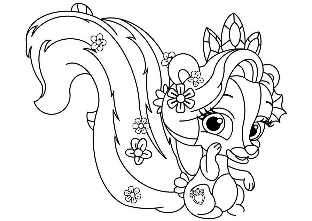 Photo Disney colorful pets coloring book