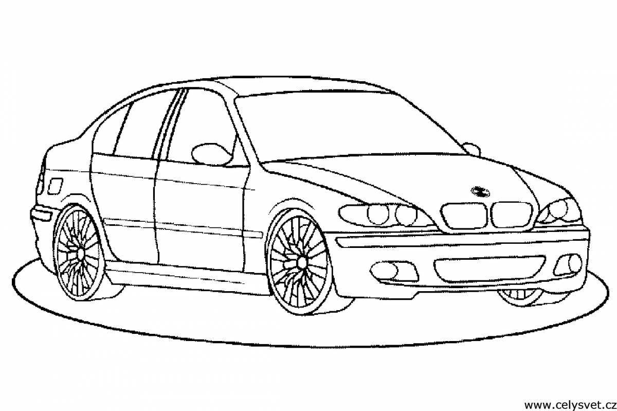 Humorous Sureta car coloring book