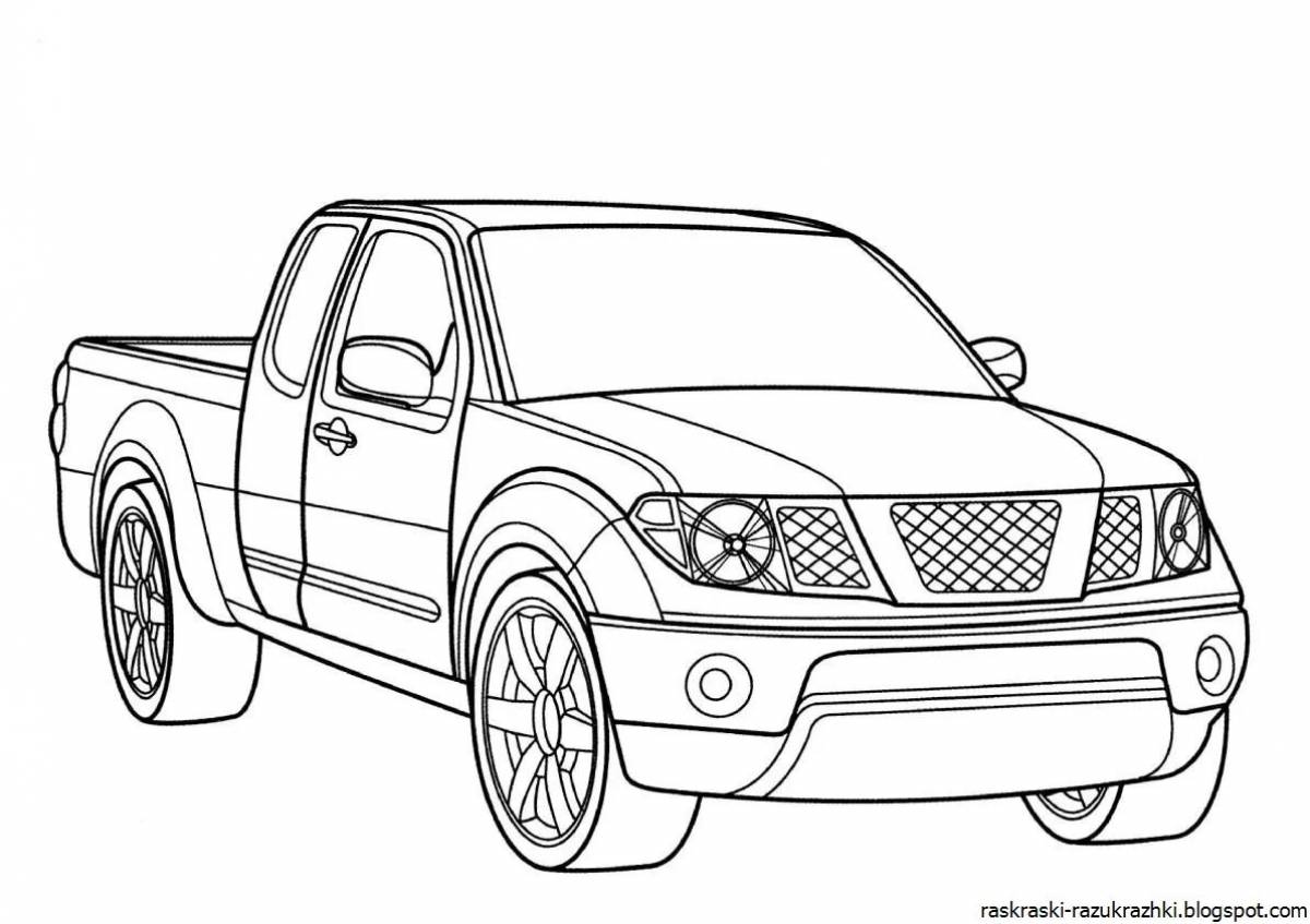 Impressive suret car coloring page