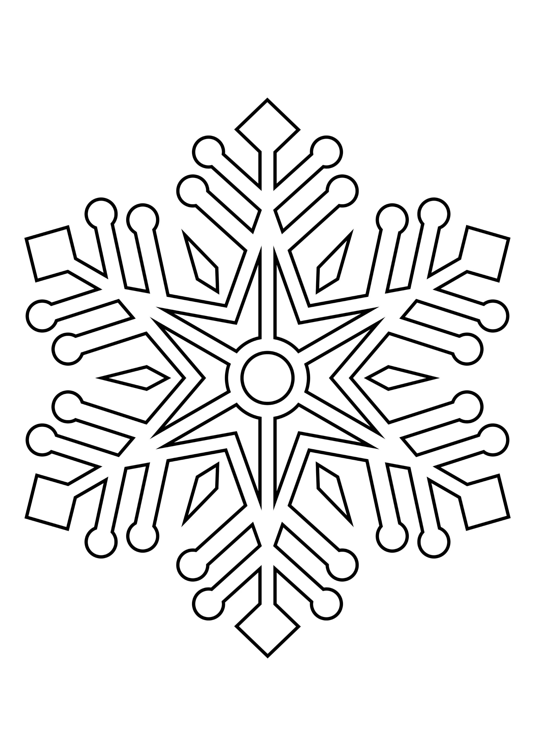 Snowflake pattern #1