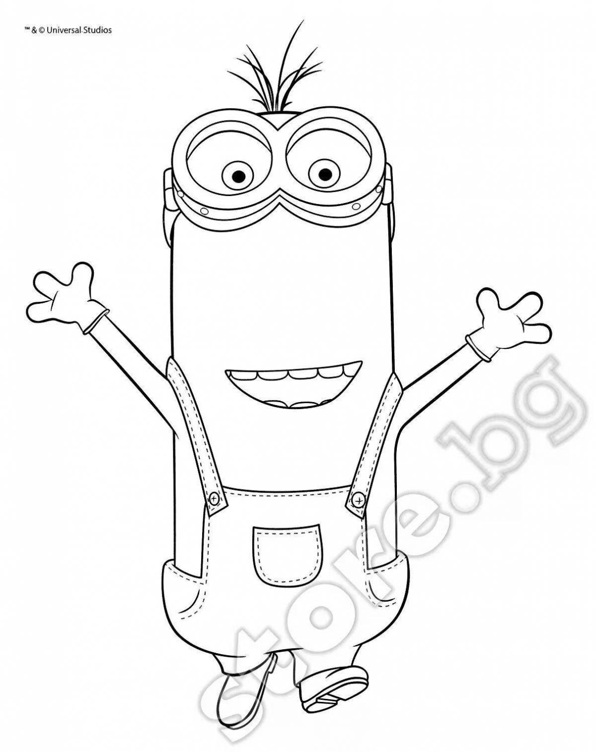 Kevin the Minion Marvelous coloring book