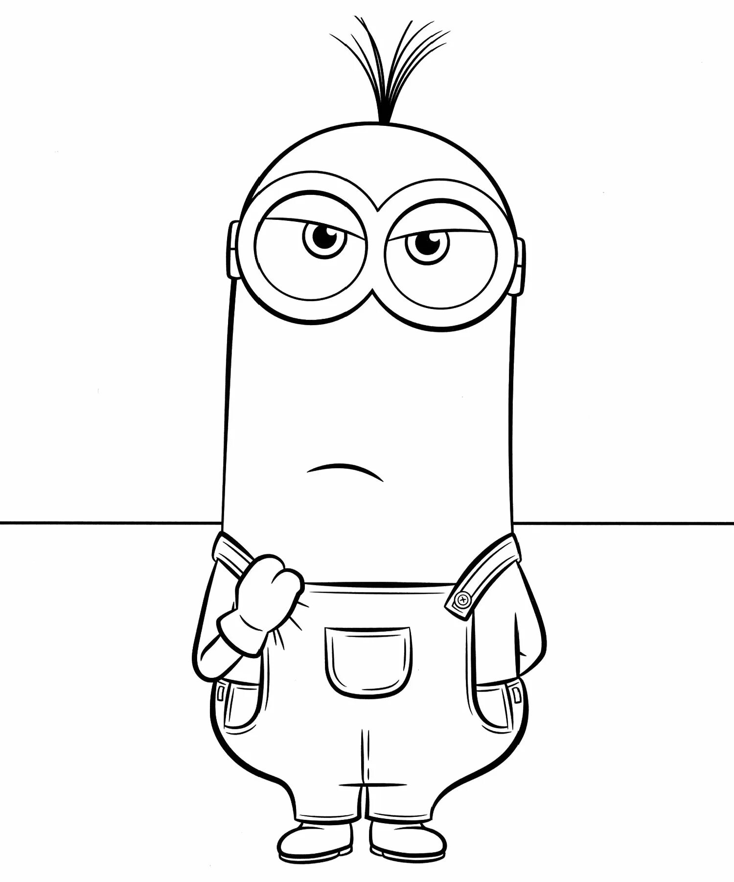 The amazing kevin the minion coloring book