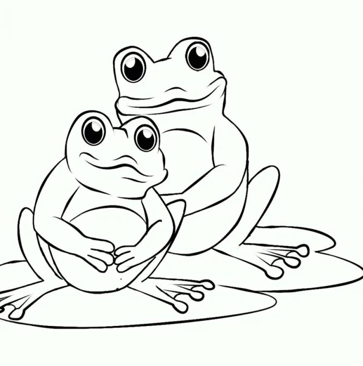 Cartoon frog #3