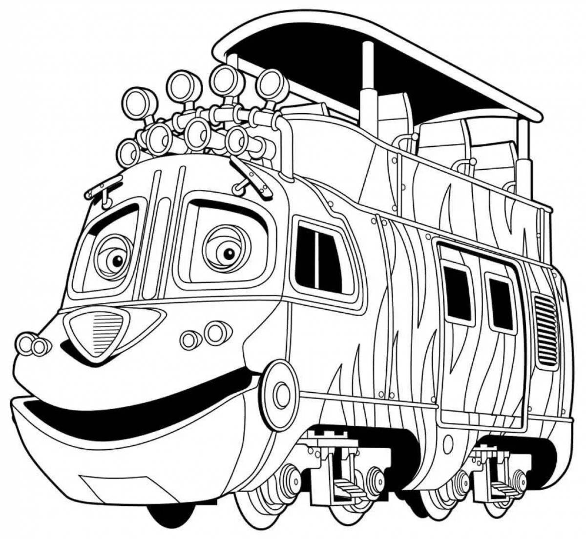 Bright chuggington locomotive coloring book