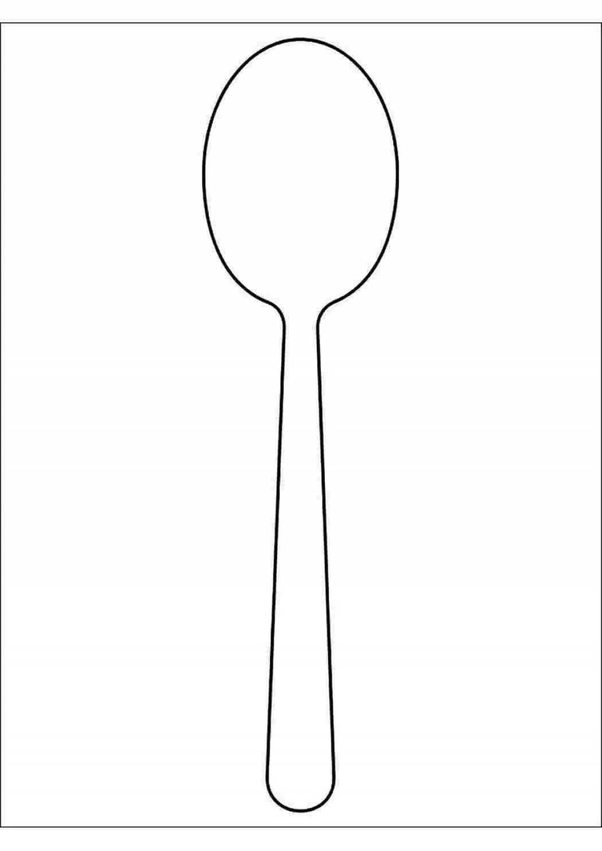 Dishes spoon #4