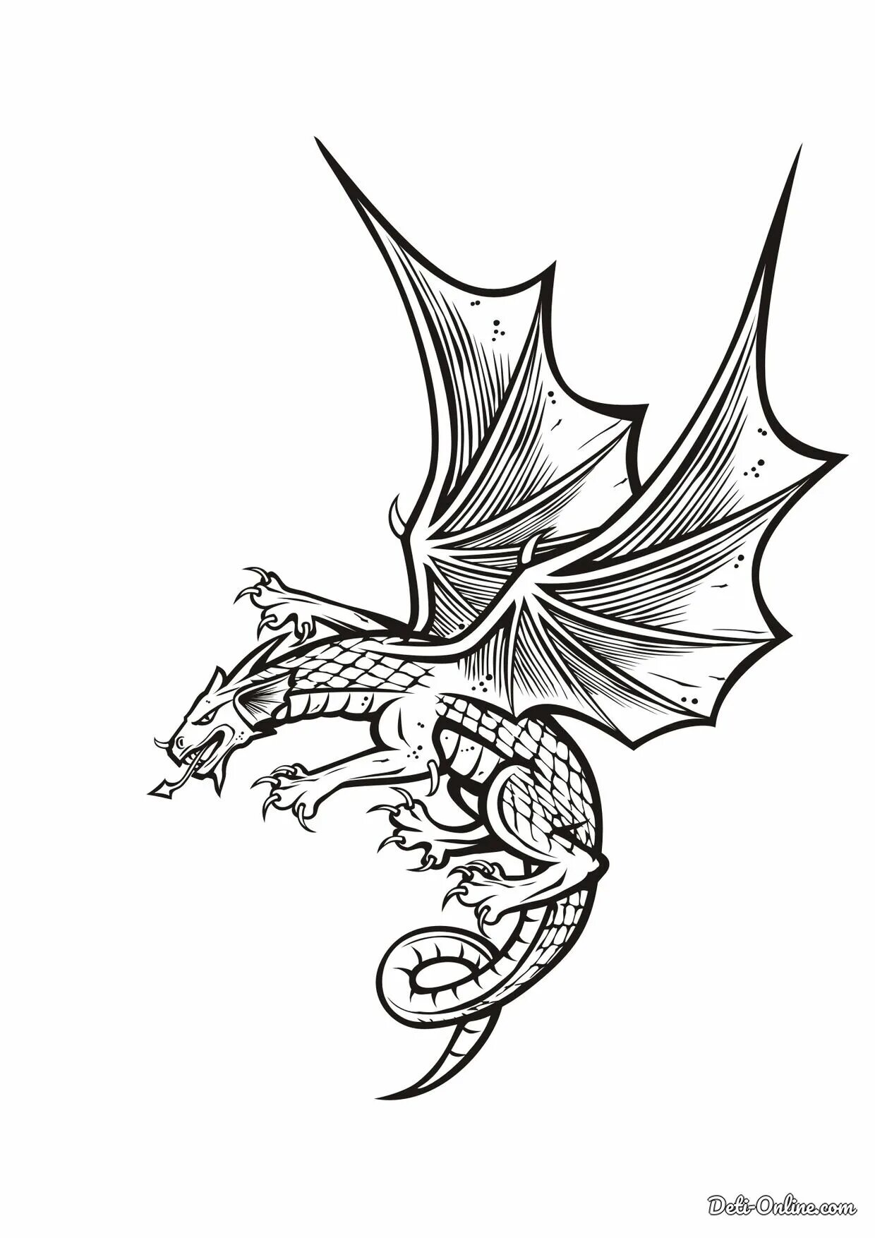 Villainous coloring dragon evil