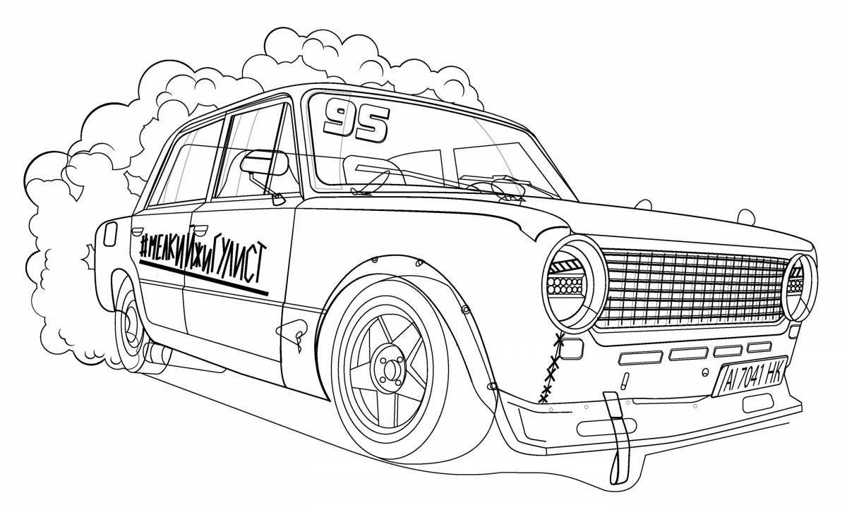 Photo Alluring seven Zhiguli coloring