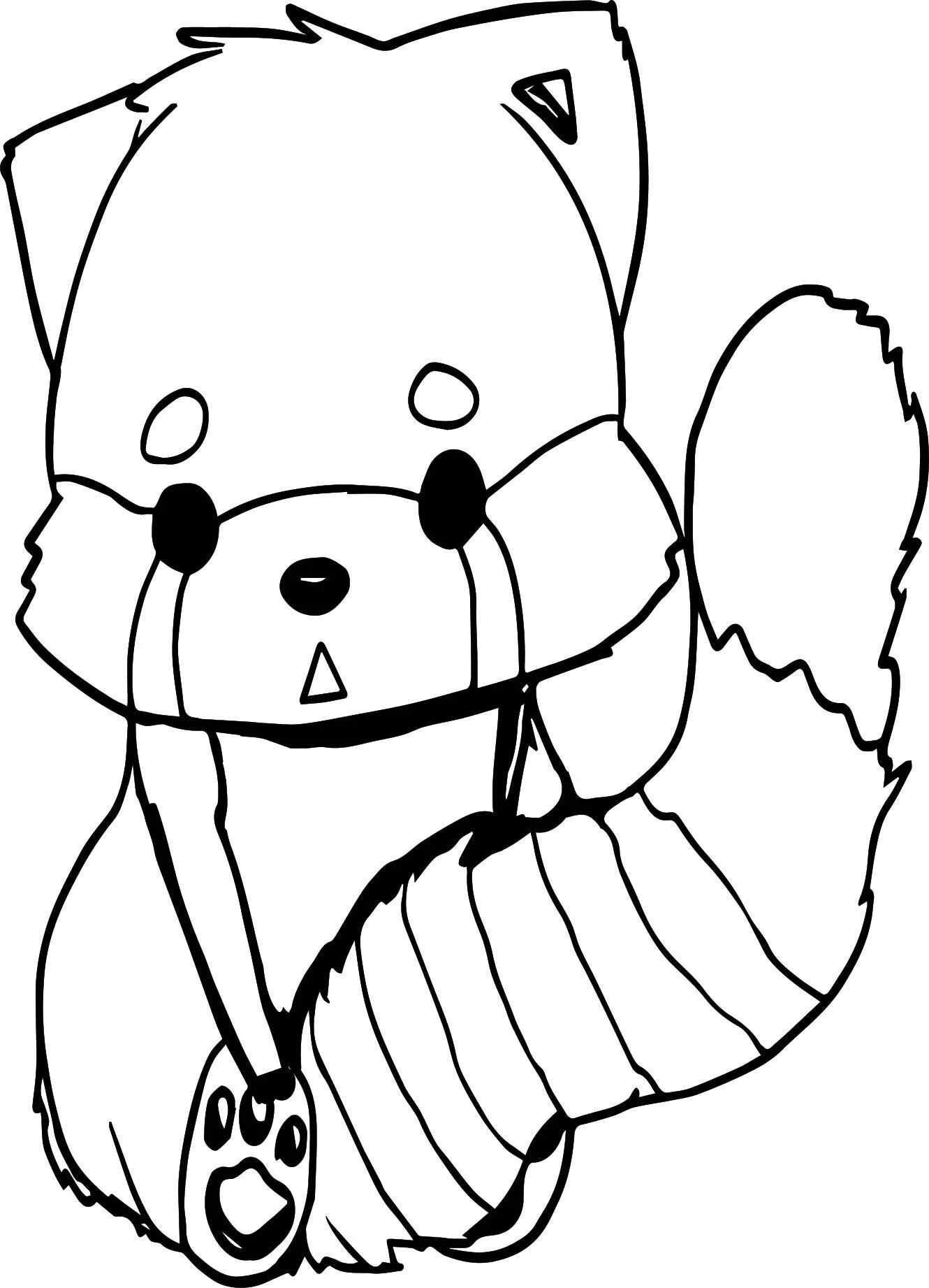 Humorous anime beasts coloring book