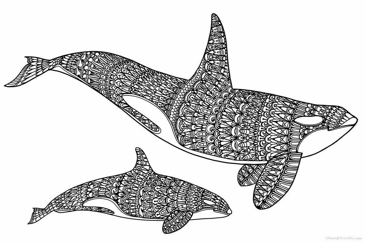 Раскраска Vivacious coloring page антистрессовый кит