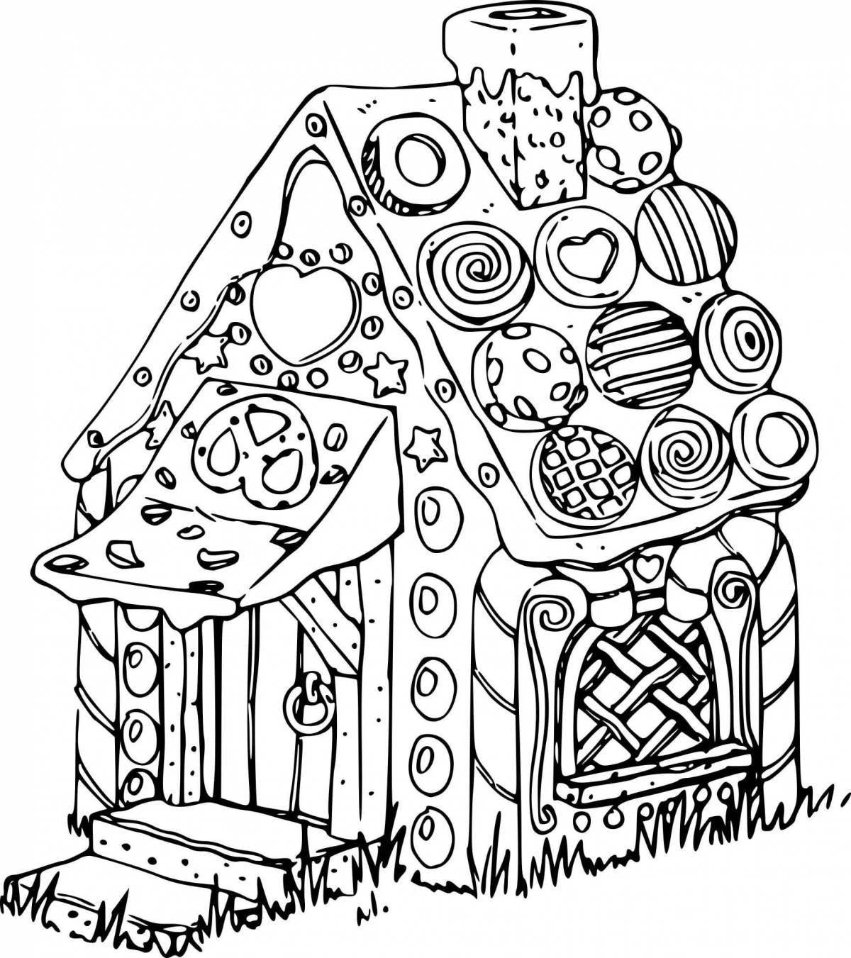 Coloring page nice sweet home