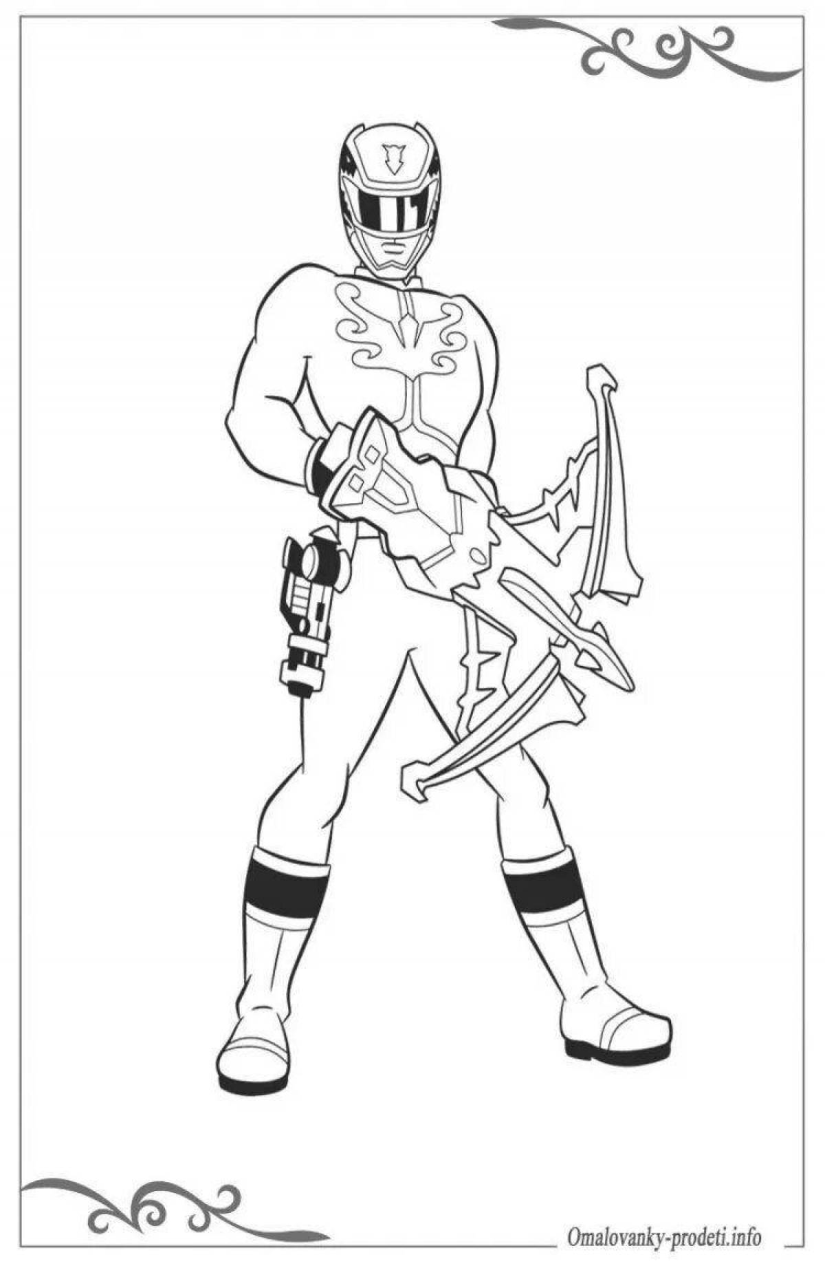 Charming roger ranger coloring page