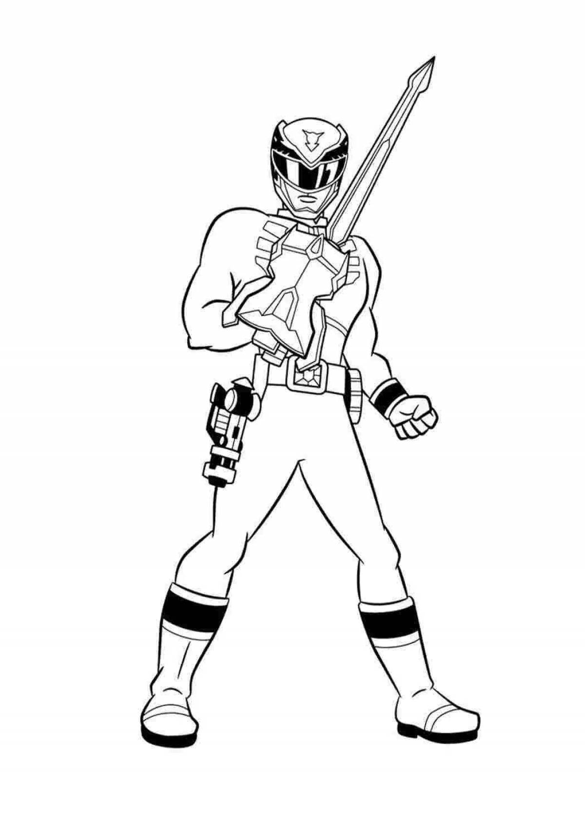 Great roger ranger coloring page