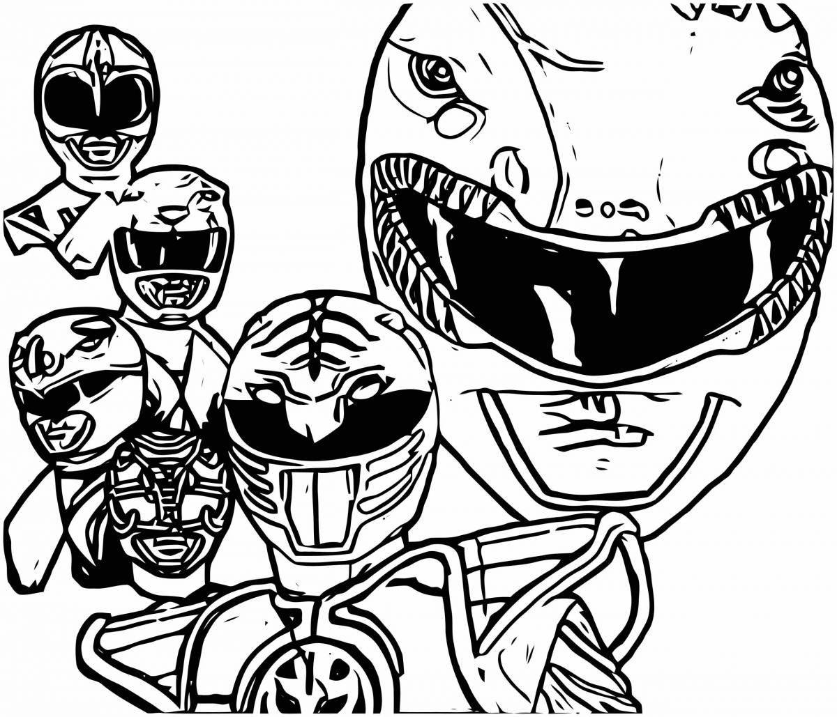Awesome roger ranger coloring page