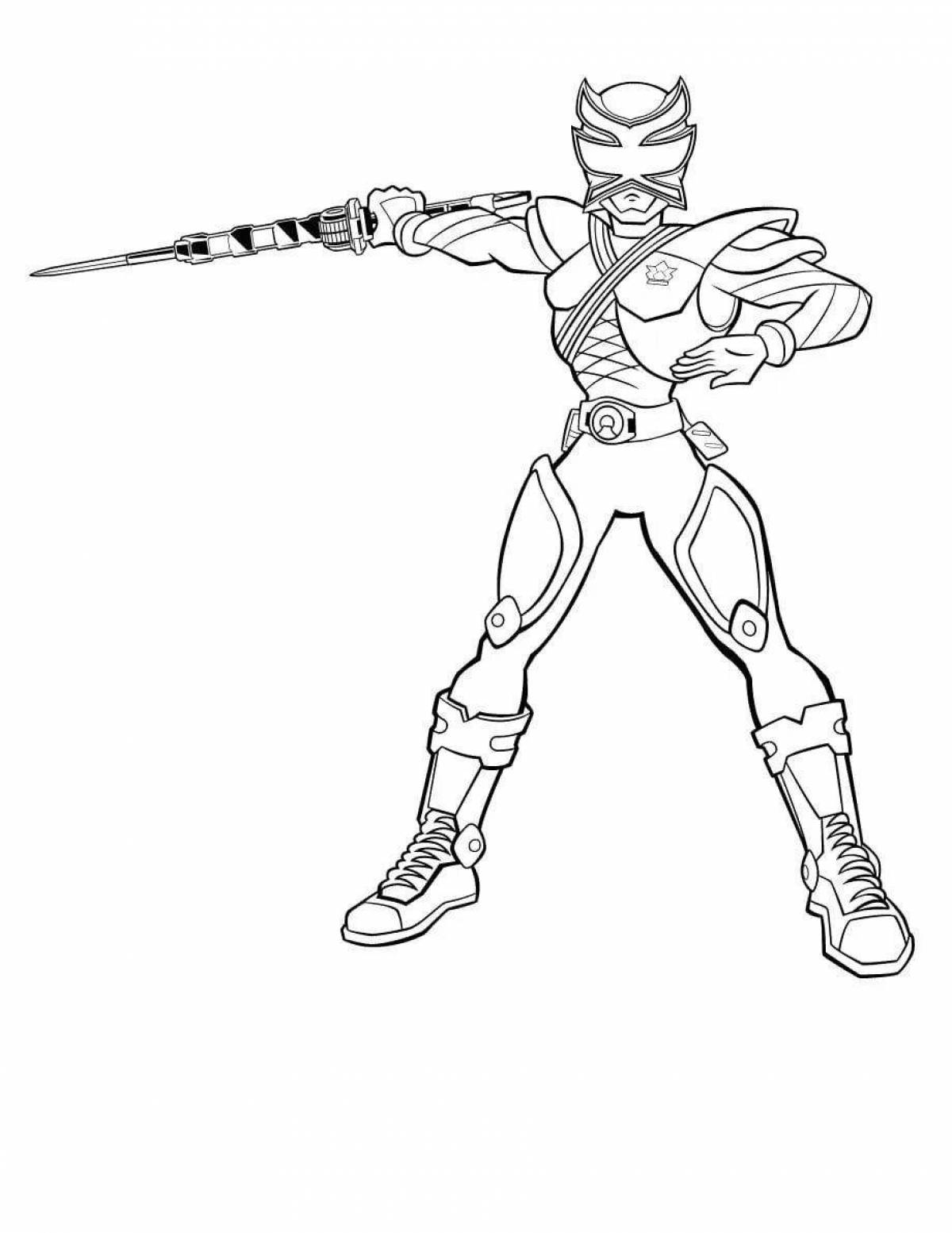 Dazzling Roger Ranger coloring page