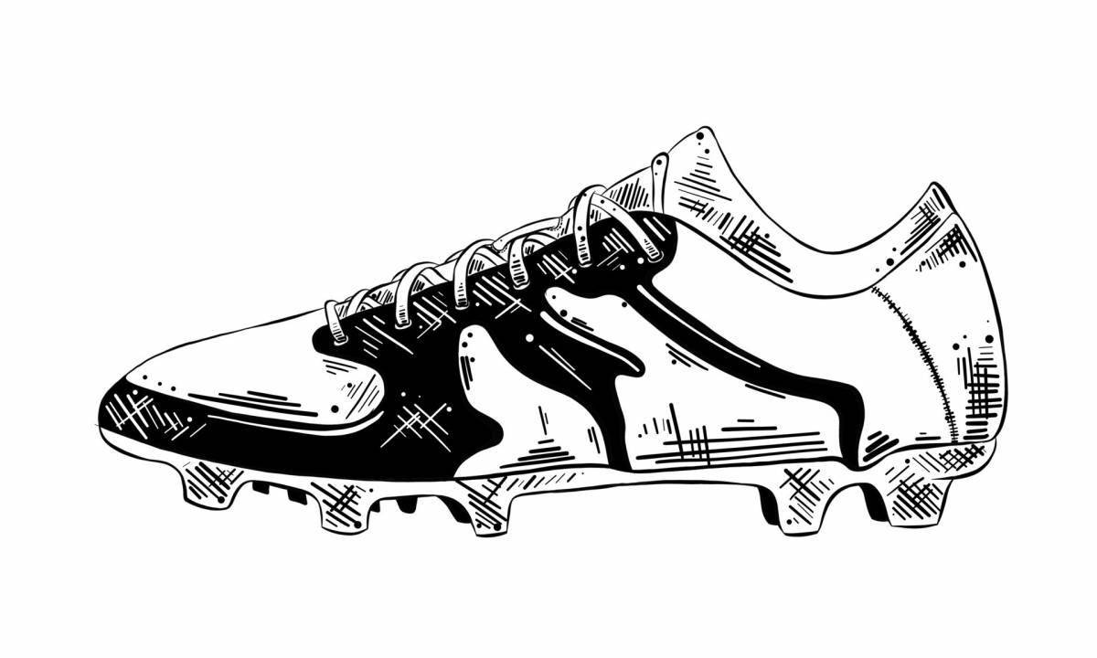 Coloring page exquisite nike shoes