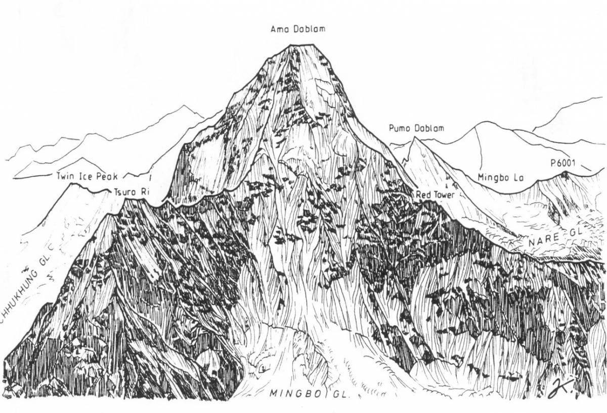 Glorious coloring Elbrus