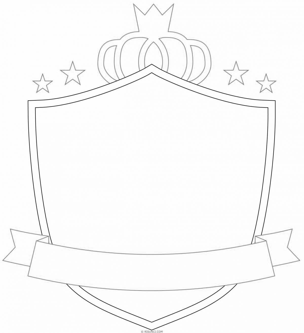 Герб для детей распечатать Раскраски Герб семейный (36 шт.) - скачать или распечатать бесплатно #29760
