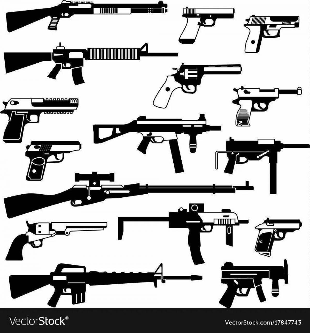 Рисунки огнестрельного оружия
