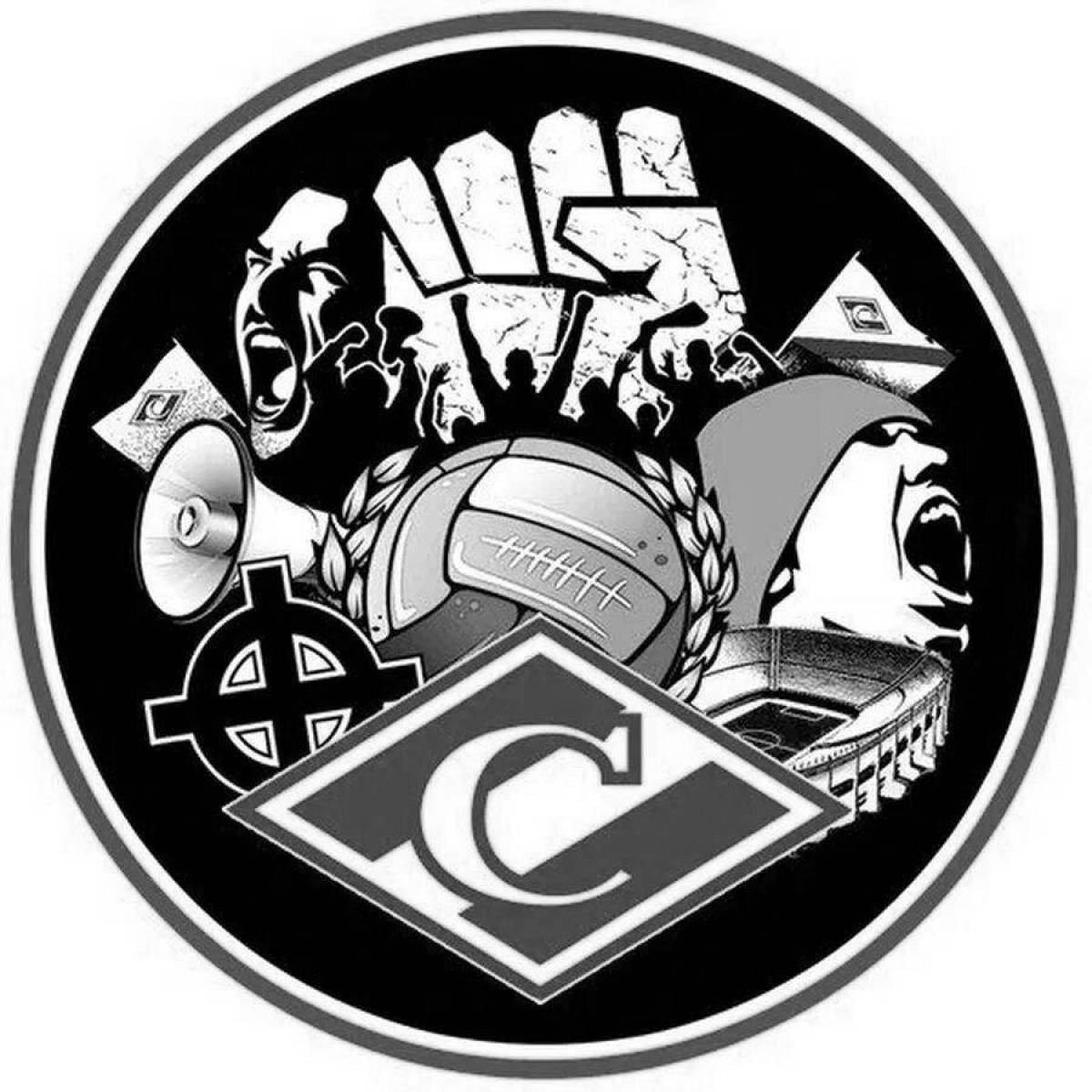 Photo Merry Spartak Moscow coloring book