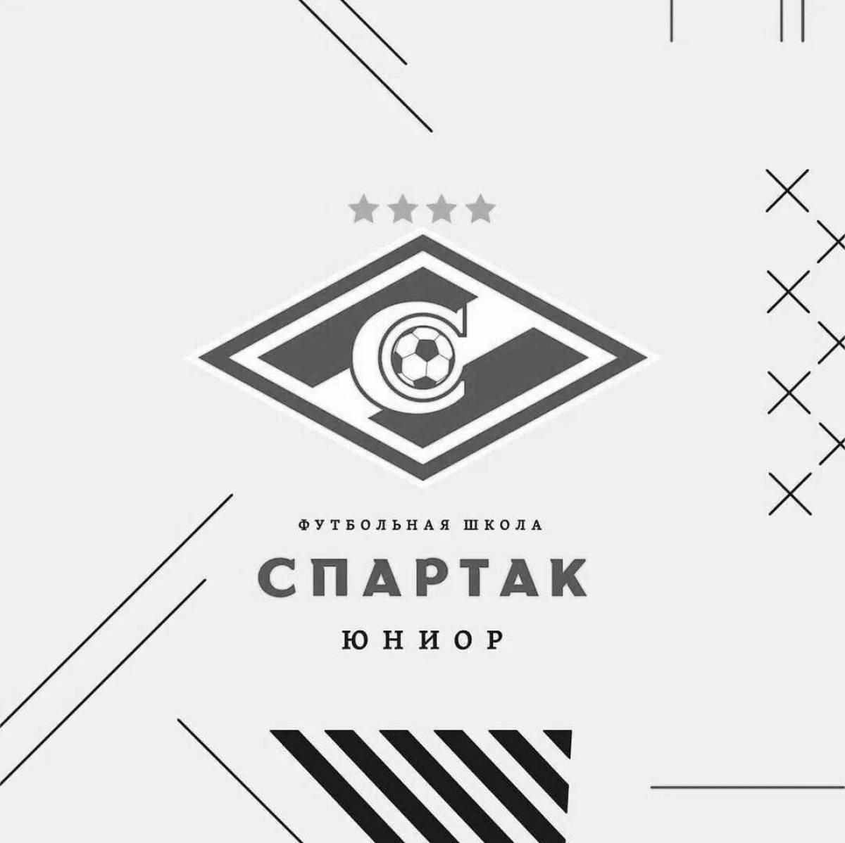 Gorgeous spartak moscow coloring book