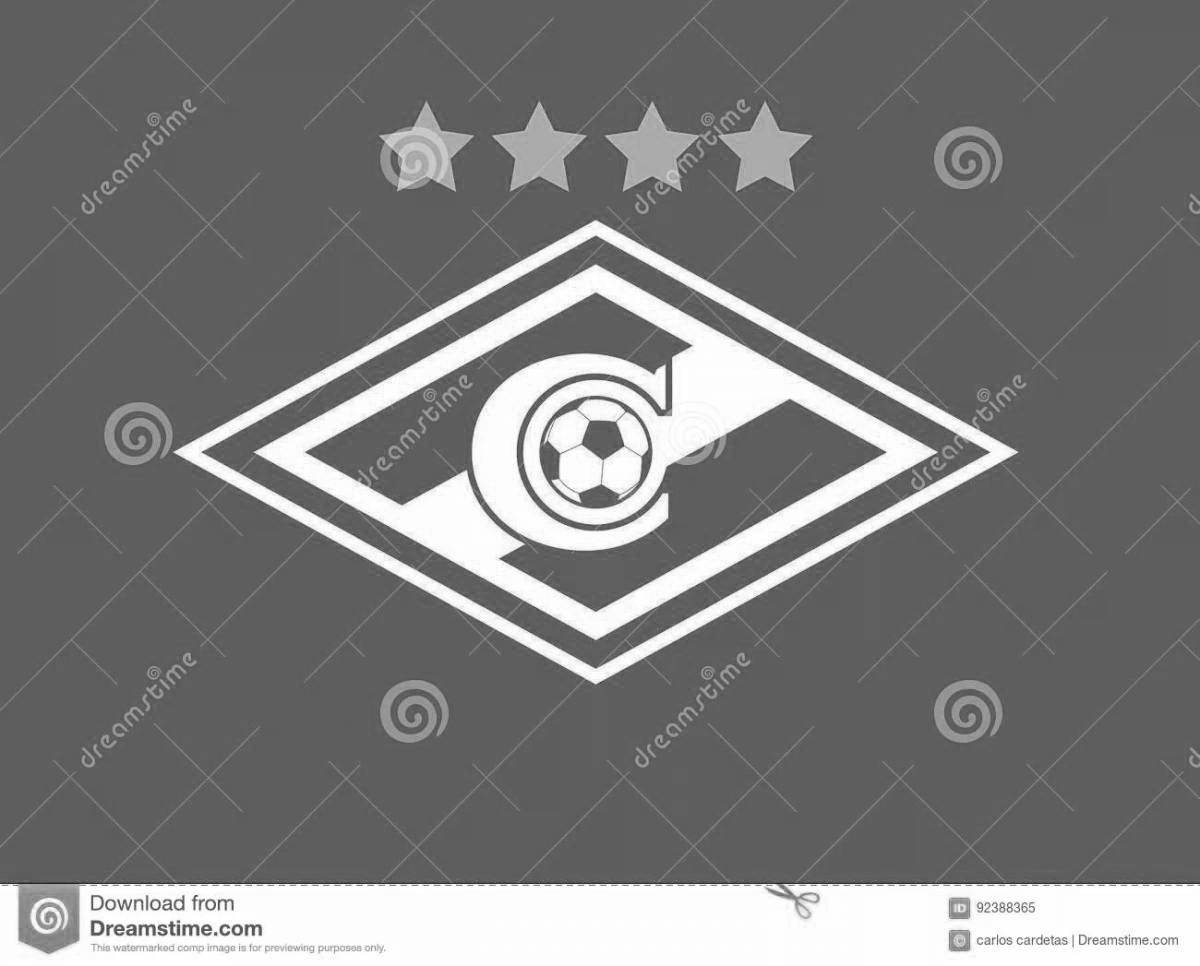 Photo Coloring glorious spartak moscow